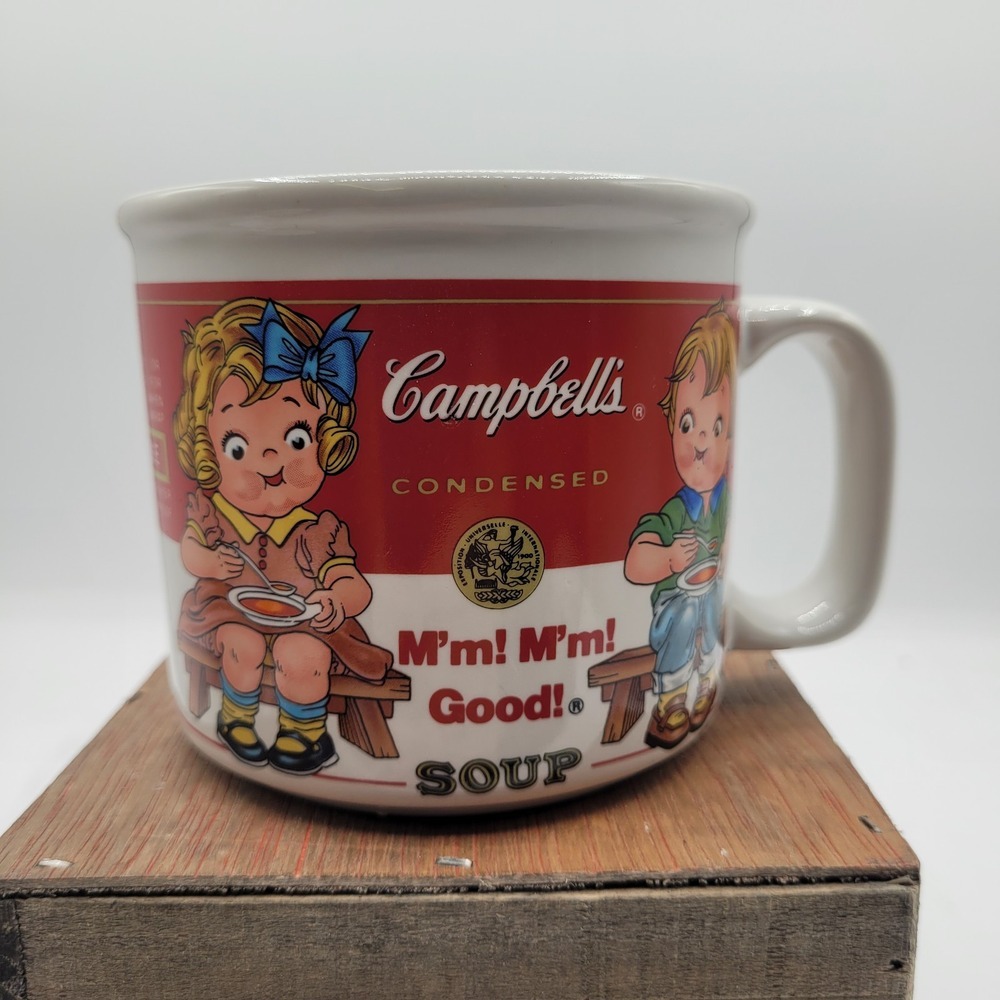 Vintage 1997 Mm Mm Good! Campbell Soup Ceramic Mug Kids‎ By Westwood 14oz
